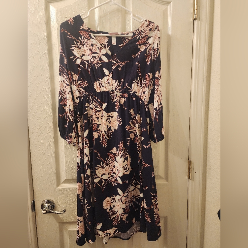Isabel Floral Maternity Dress